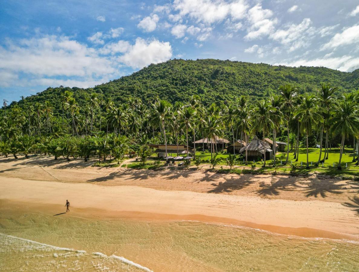 Eco Sanctuaries Nature Lodge Nacpan Beach, El Nido Eksteriør billede