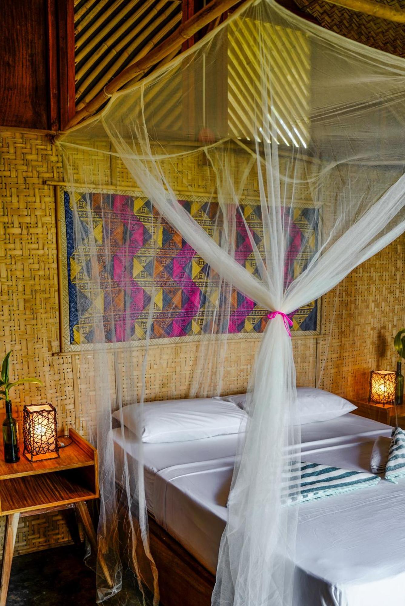 Eco Sanctuaries Nature Lodge Nacpan Beach, El Nido Eksteriør billede