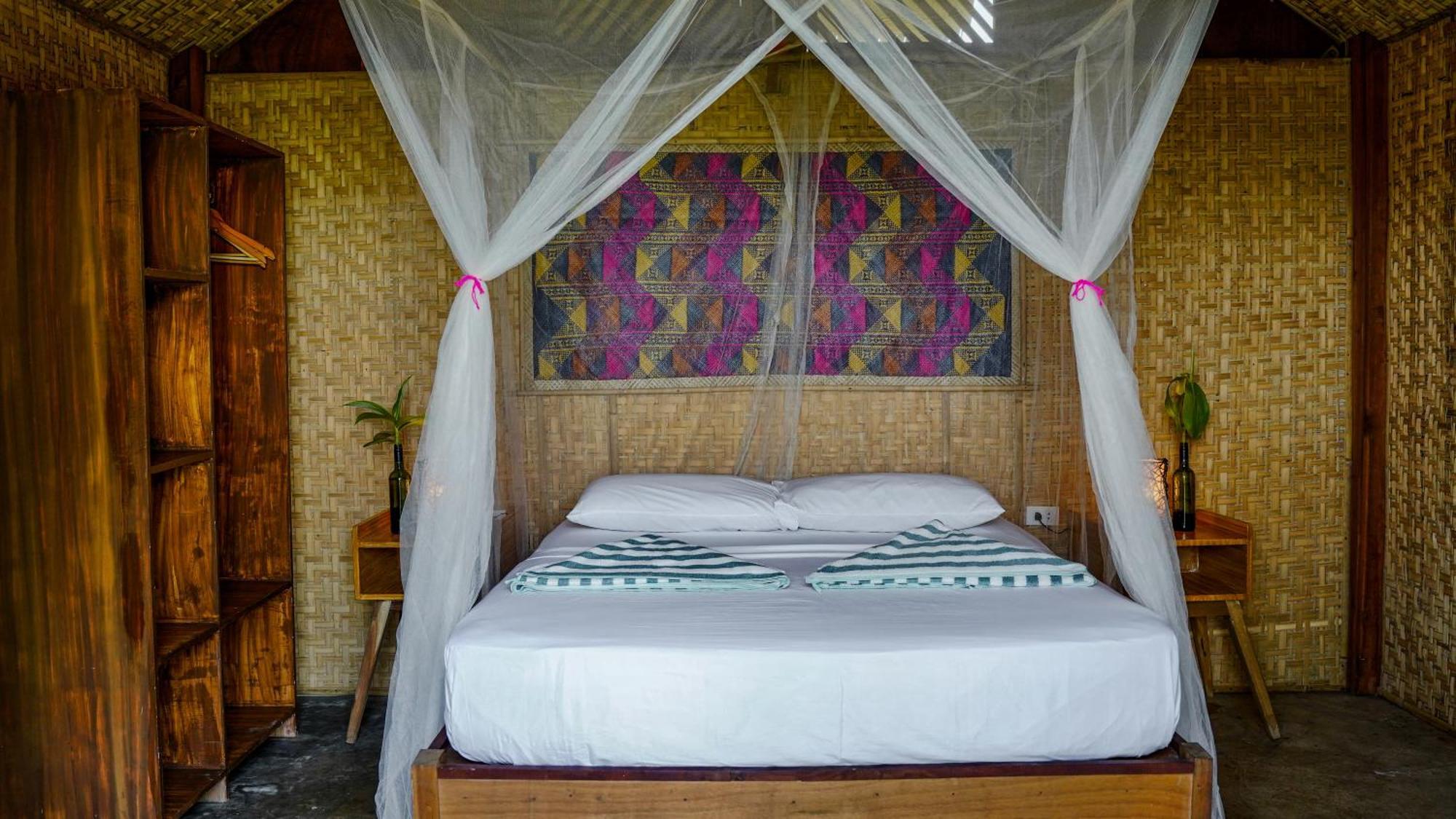 Eco Sanctuaries Nature Lodge Nacpan Beach, El Nido Eksteriør billede